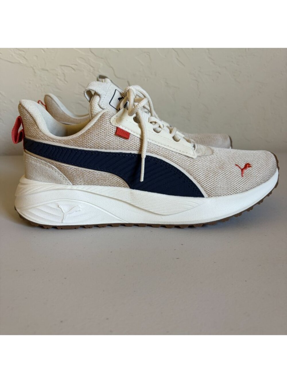 Puma Pacer 23 Street Sneaker Beige Navy US 8
